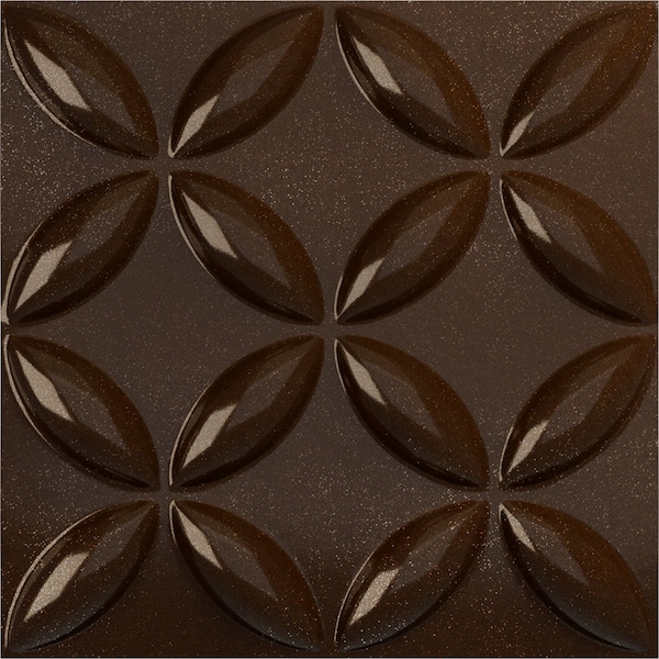 Ekena Millwork 19 5/8in. W x 19 5/8in. H Wallflower EnduraWall Decorative 3D Wall Panel Covers 2.67 Sq. Ft. WP20X20WAAMB - main